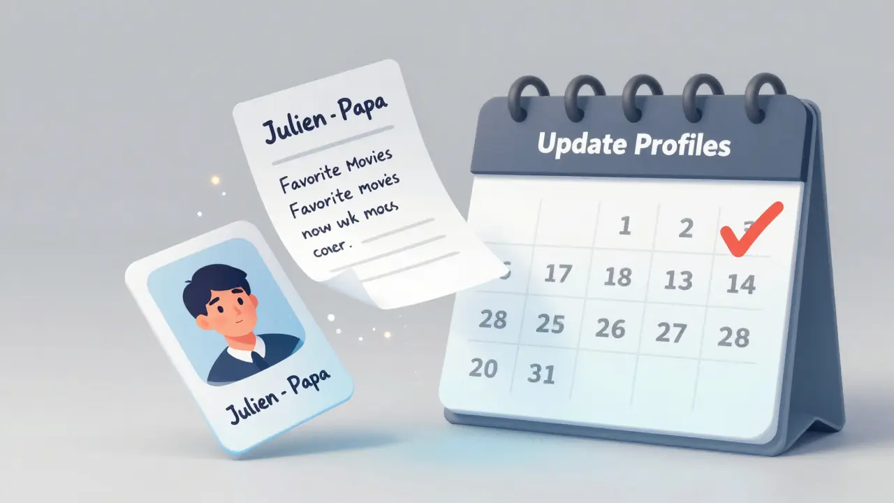 Suppression d'un profil avec des souvenirs de films qui s'élèvent en particules lumineuses.