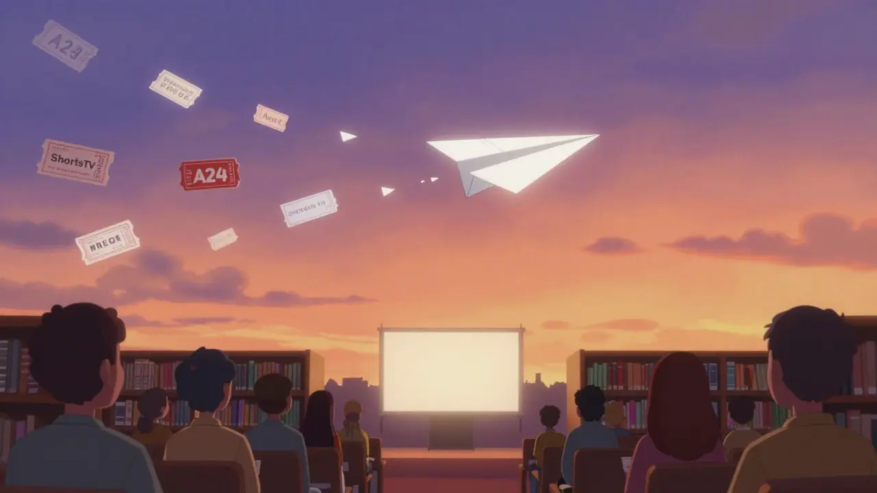 Un court métrage animé en forme d'avion de papier qui vole vers la reconnaissance.