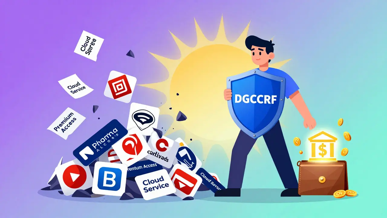 Une personne triomphe des abonnements frauduleux grâce à la DGCCRF, tandis que son argent lui est restitué.