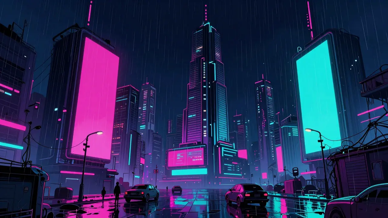 Le Cyberpunk au Cinéma : De Blade Runner à Ghost in the Shell