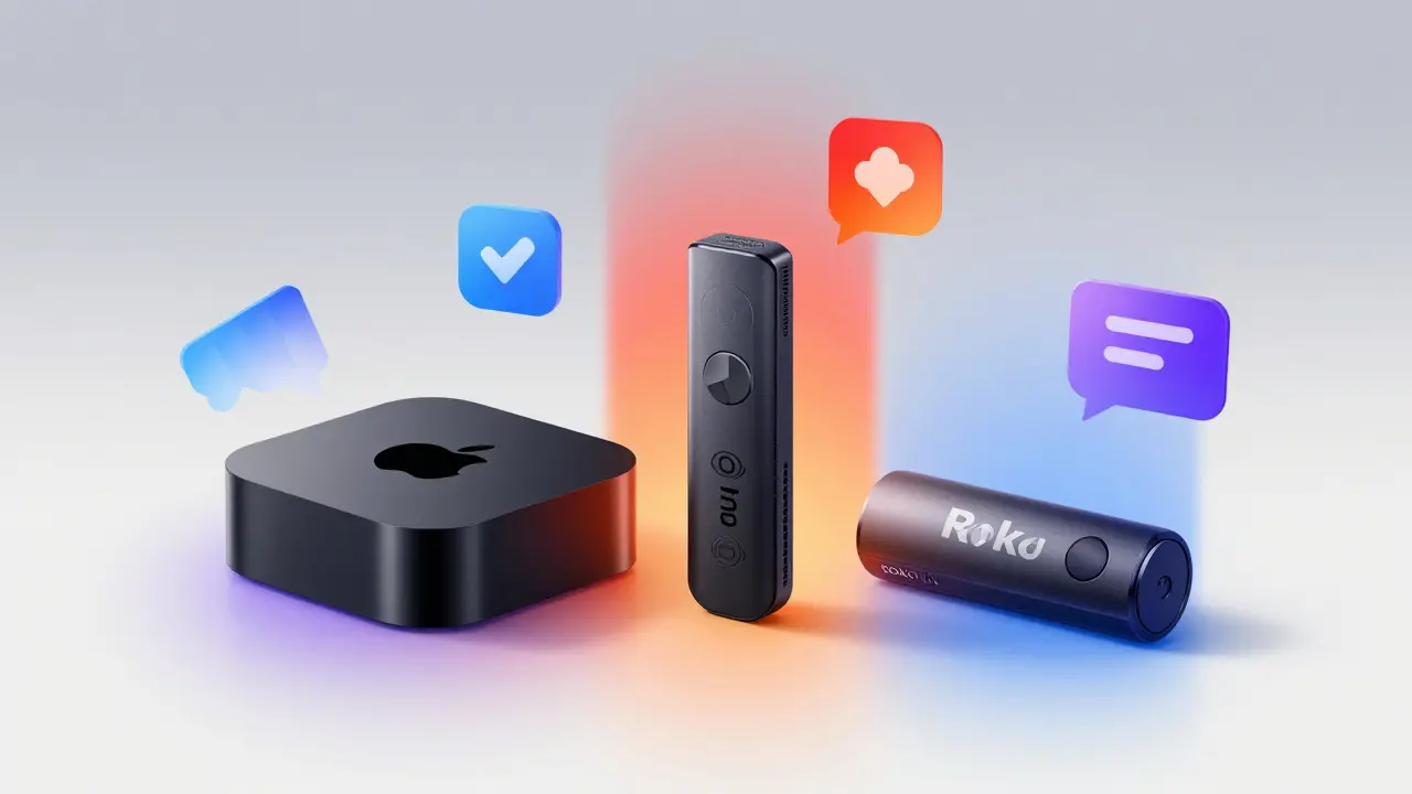 Comparaison visuelle des boîtes de streaming populaires