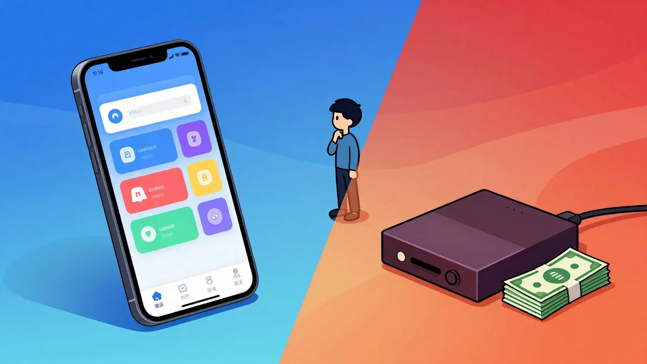 Comparaison visuelle entre le streaming moderne et le câble traditionnel.
