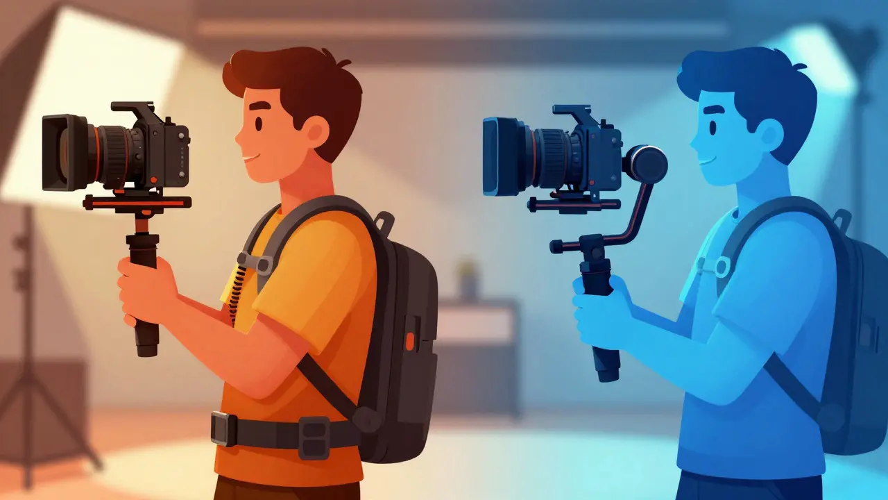 Steadicam vs Gimbal : Choisir le bon outil pour votre esthétique cinématographique