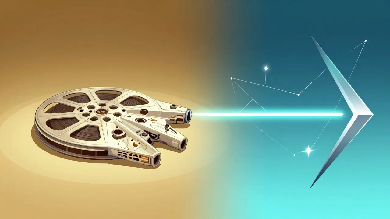 Comparaison visuelle entre l'ordre classique et chronologique