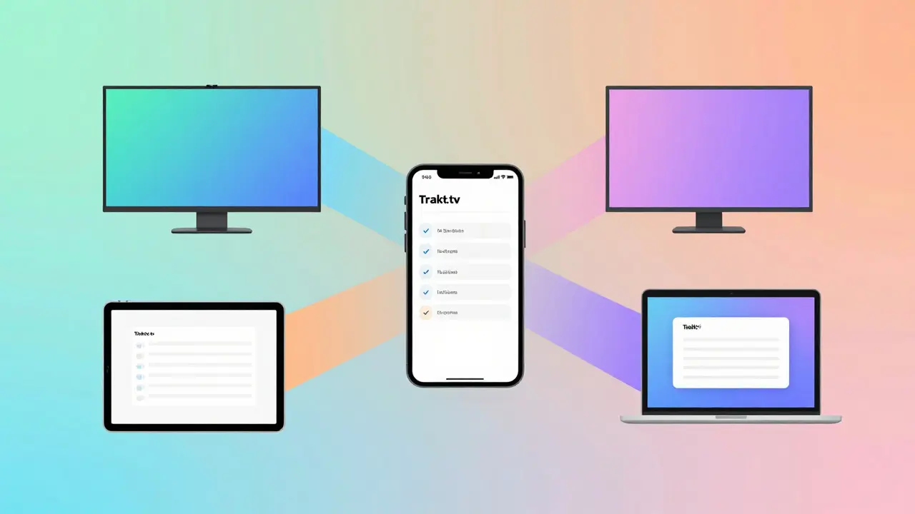 Smartphone synchronisé avec TV et tablette via des flux colorés