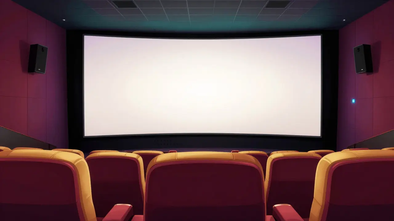 Intérieur luxueux d'une salle de cinéma premium avec sièges inclinables