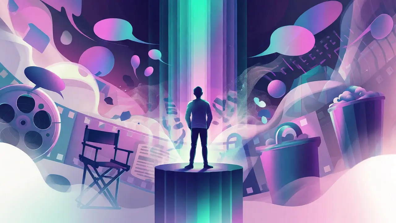 Critique confiant au centre d'un tourbillon de cinéma