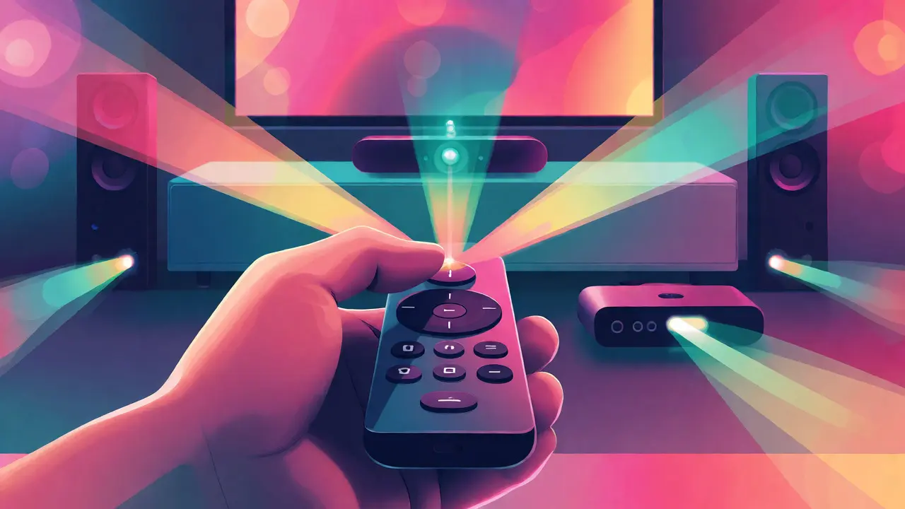 Télécommande universelle activant plusieurs appareils simultanément