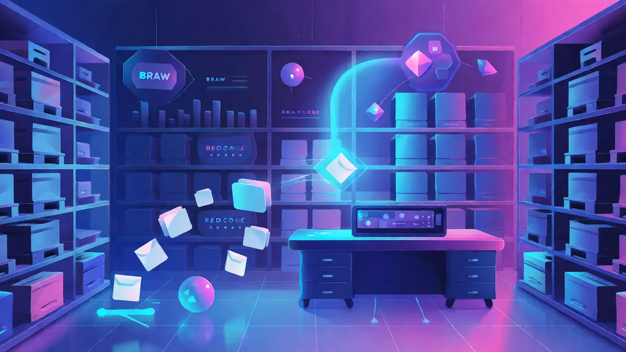 Visualisation conceptuelle d'un flux de travail hybride avec archives RAW et proxies légers.