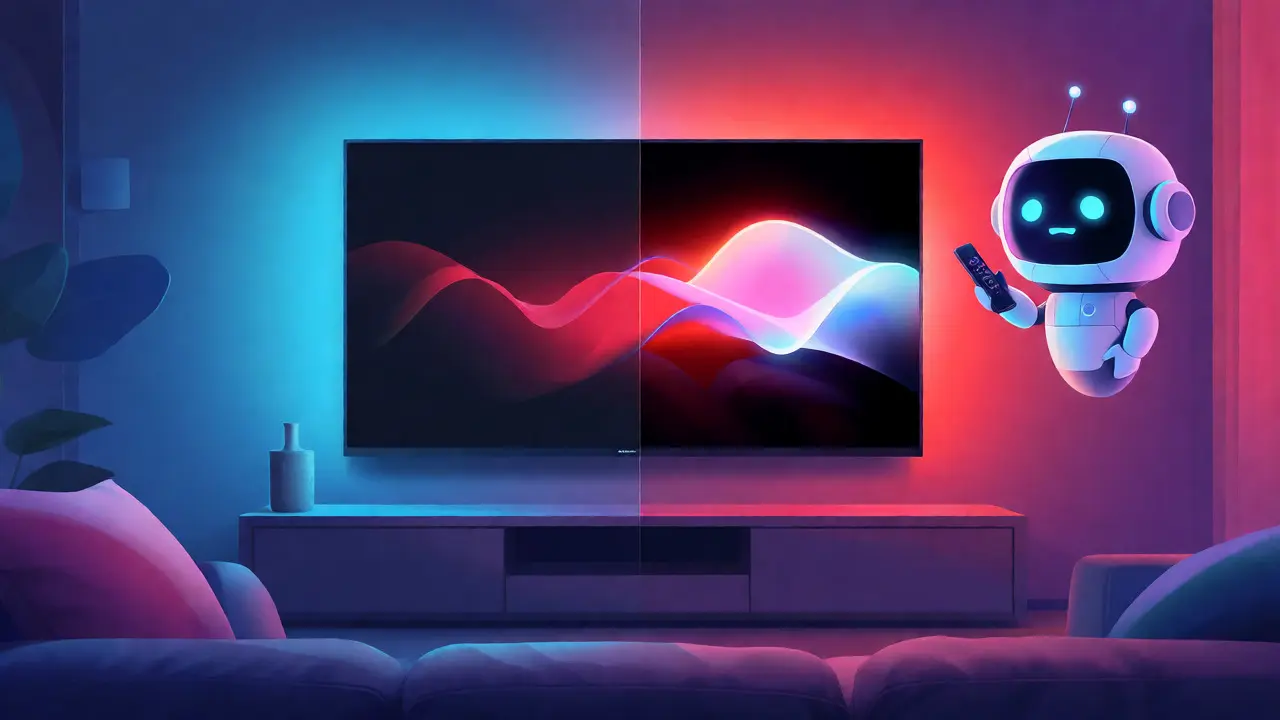 Comparaison visuelle entre HDR statique et Dolby Vision dynamique