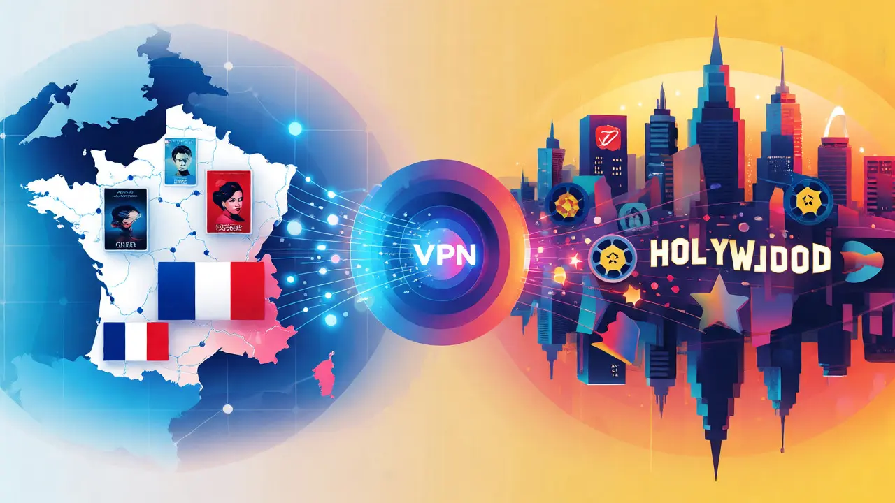 Connexion entre catalogues français et américains via VPN
